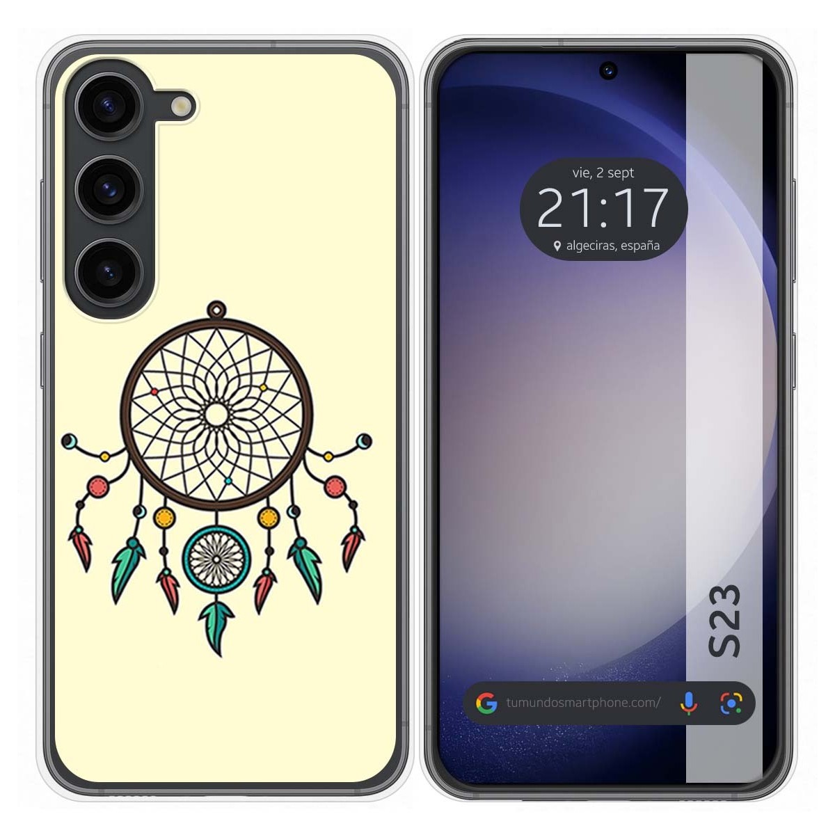 Funda Silicona para Samsung Galaxy S23 5G diseño Atrapasueños Dibujos