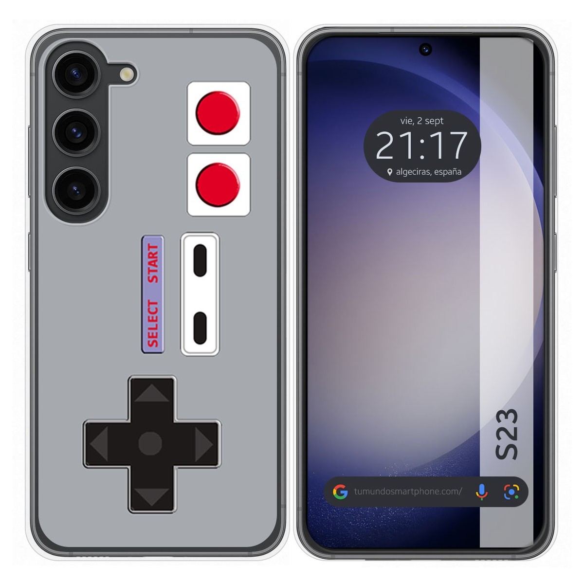 Funda Silicona para Samsung Galaxy S23 5G diseño Consola Dibujos