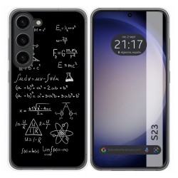 Funda Silicona para Samsung Galaxy S23 5G diseño Formulas Dibujos