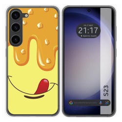 Funda Silicona para Samsung Galaxy S23 5G diseño Helado Vainilla Dibujos