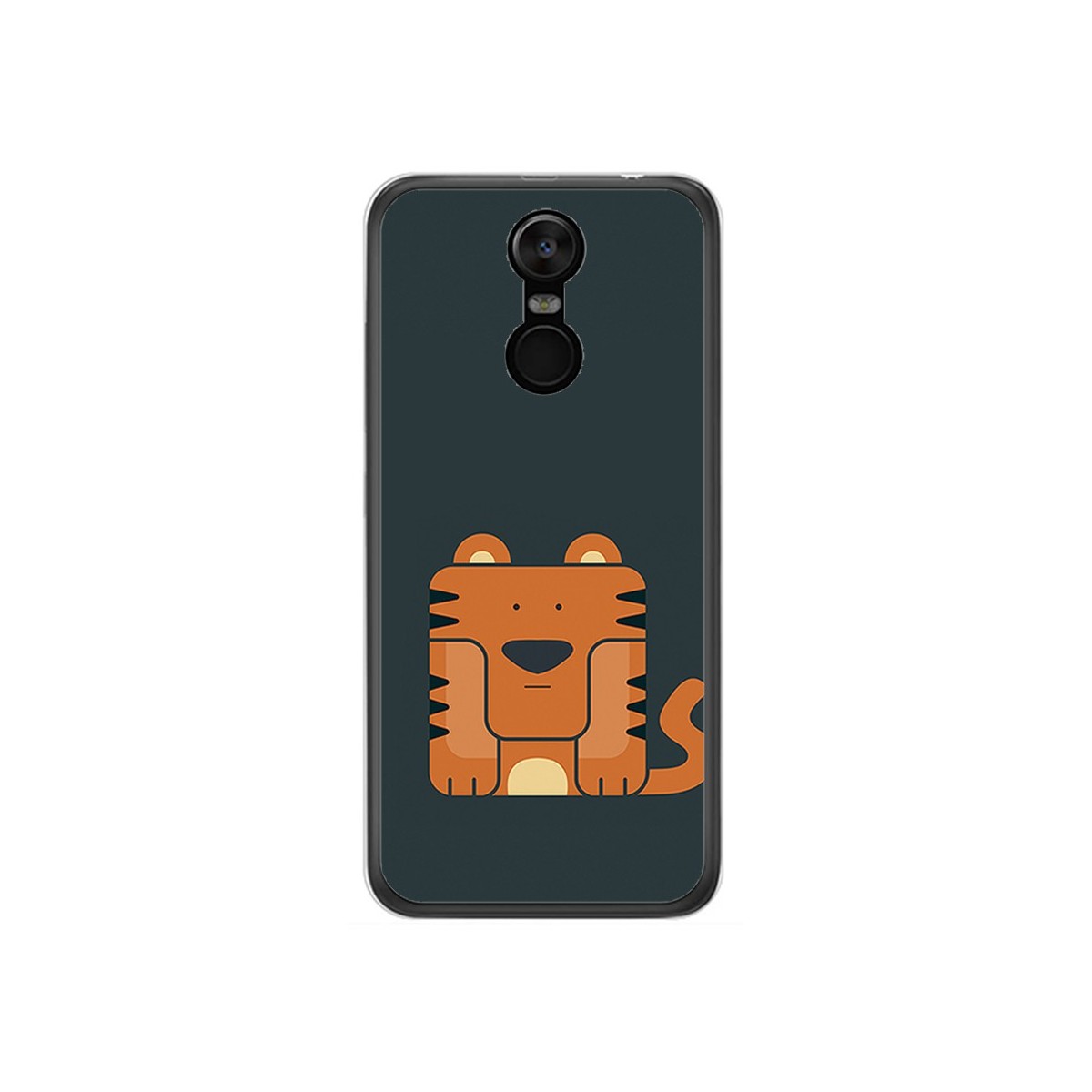 Funda Gel Tpu para Oukitel C8 Diseño Tigre Dibujos