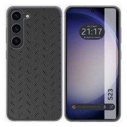 Funda Silicona para Samsung Galaxy S23 5G diseño Metal Dibujos