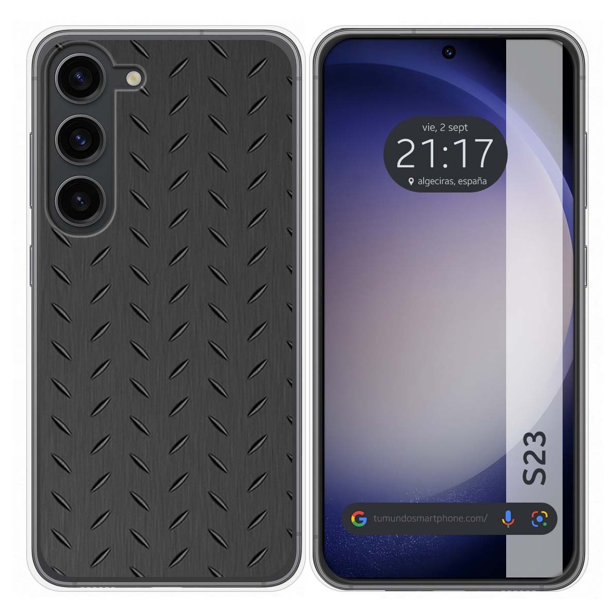 Funda Silicona para Samsung Galaxy S23 5G diseño Metal Dibujos