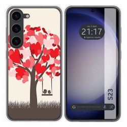 Funda Silicona para Samsung Galaxy S23 5G diseño Pajaritos Dibujos