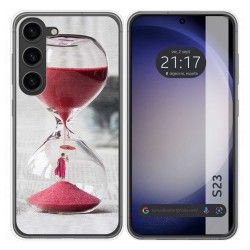 Funda Silicona para Samsung Galaxy S23 5G diseño Reloj Dibujos