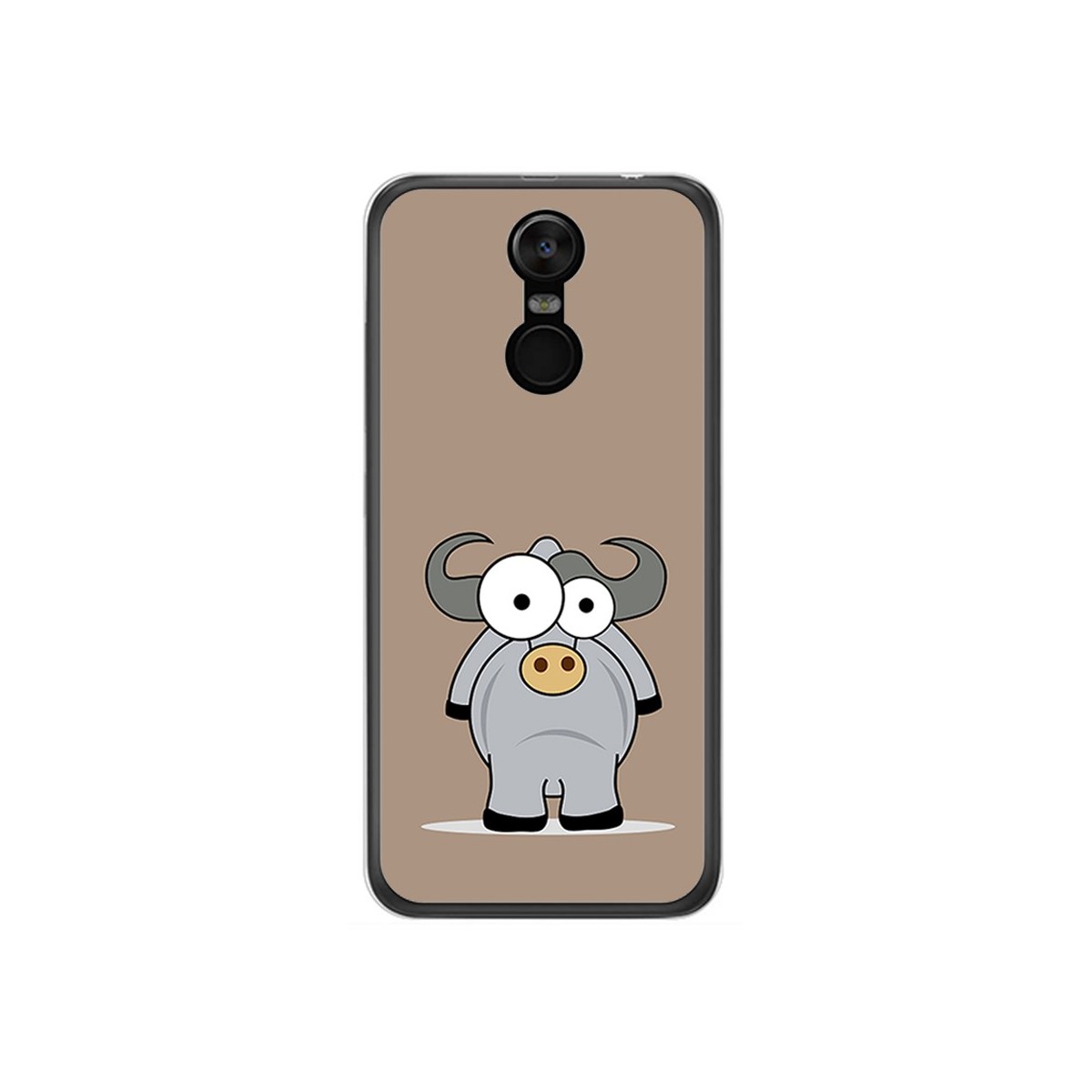 Funda Gel Tpu para Oukitel C8 Diseño Toro Dibujos