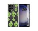 Funda Silicona Transparente para Samsung Galaxy S23 Ultra 5G diseño Cactus Dibujos