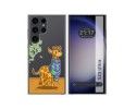 Funda Silicona Transparente para Samsung Galaxy S23 Ultra 5G diseño Jirafa Dibujos