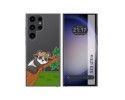 Funda Silicona Transparente para Samsung Galaxy S23 Ultra 5G diseño Panda Dibujos