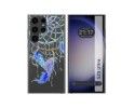 Funda Silicona Transparente para Samsung Galaxy S23 Ultra 5G diseño Plumas Dibujos