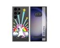 Funda Silicona Transparente para Samsung Galaxy S23 Ultra 5G diseño Unicornio Dibujos