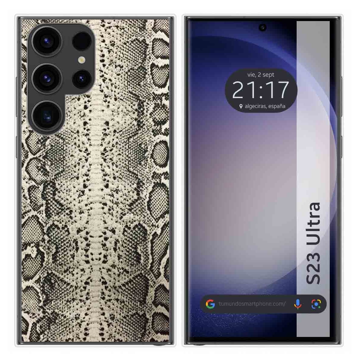 Funda Silicona para Samsung Galaxy S23 Ultra 5G diseño Animal 01 Dibujos