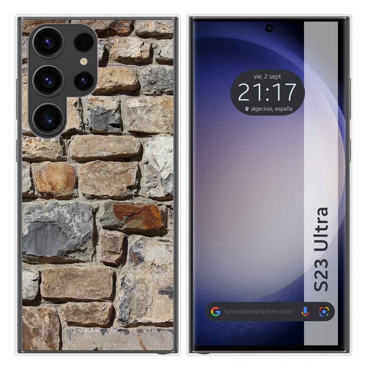 Funda Silicona para Samsung Galaxy S23 Ultra 5G diseño Ladrillo 03 Dibujos