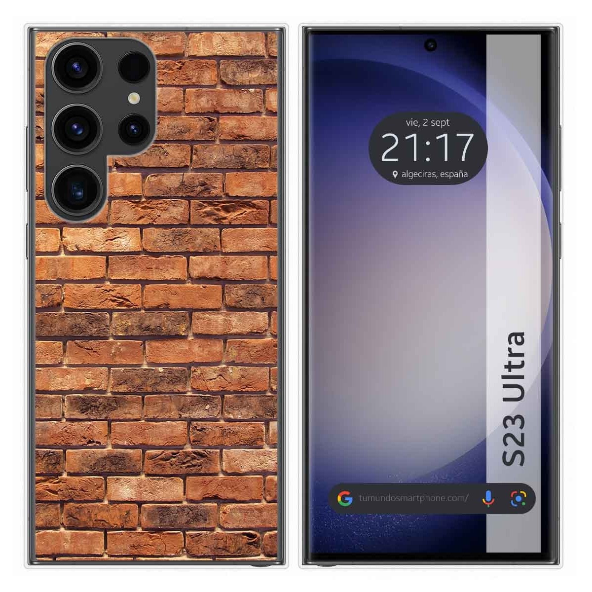 Funda Silicona para Samsung Galaxy S23 Ultra 5G diseño Ladrillo 04 Dibujos