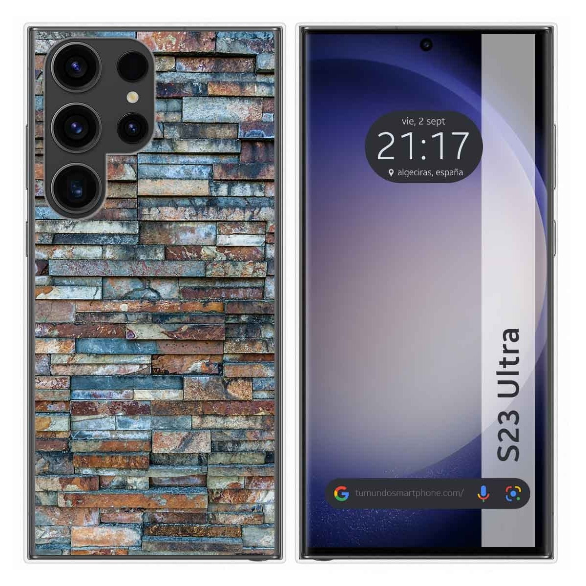 Funda Silicona para Samsung Galaxy S23 Ultra 5G diseño Ladrillo 05 Dibujos