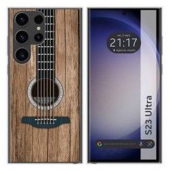 Funda Silicona para Samsung Galaxy S23 Ultra 5G diseño Madera 11 Dibujos