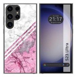 Funda Silicona para Samsung Galaxy S23 Ultra 5G diseño Mármol 03 Dibujos