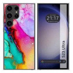 Funda Silicona para Samsung Galaxy S23 Ultra 5G diseño Mármol 15 Dibujos