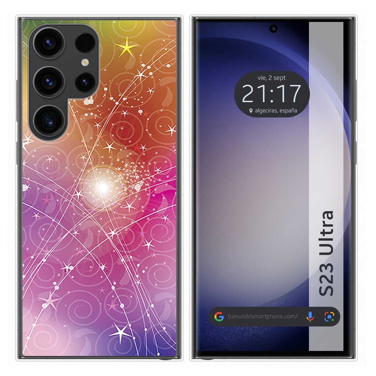 Funda Silicona para Samsung Galaxy S23 Ultra 5G diseño Abstracto Dibujos