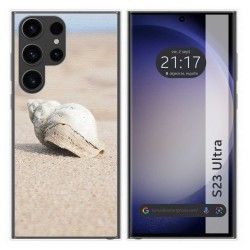 Funda Silicona para Samsung Galaxy S23 Ultra 5G diseño Concha Dibujos