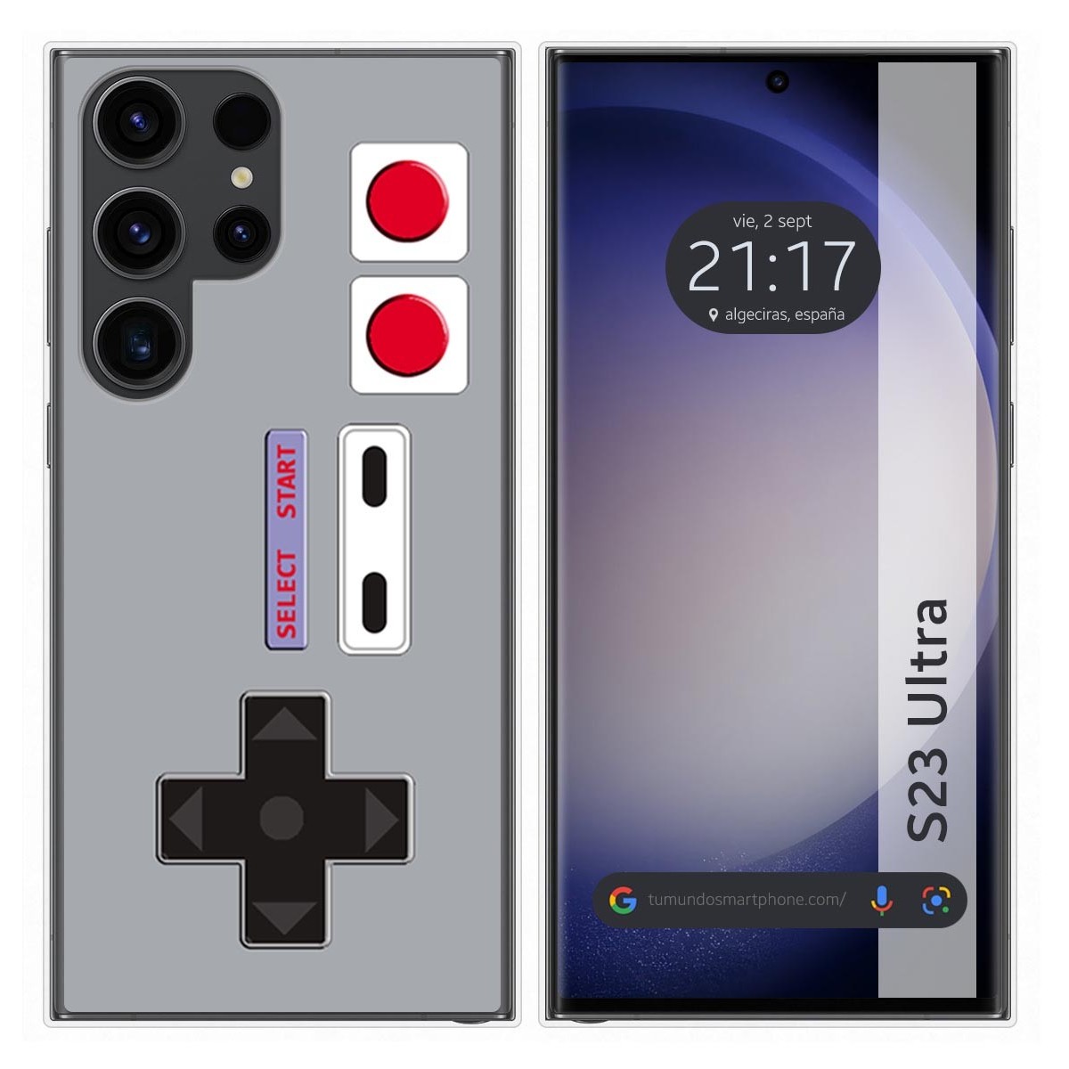 Funda Silicona para Samsung Galaxy S23 Ultra 5G diseño Consola Dibujos