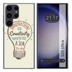 Funda Silicona para Samsung Galaxy S23 Ultra 5G diseño Creativity Dibujos