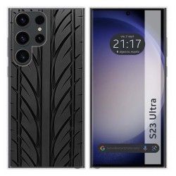 Funda Silicona para Samsung Galaxy S23 Ultra 5G diseño Neumatico Dibujos