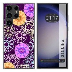 Funda Silicona para Samsung Galaxy S23 Ultra 5G diseño Radial Dibujos