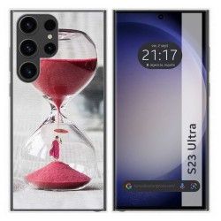 Funda Silicona para Samsung Galaxy S23 Ultra 5G diseño Reloj Dibujos