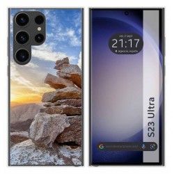 Funda Silicona para Samsung Galaxy S23 Ultra 5G diseño Sunset Dibujos