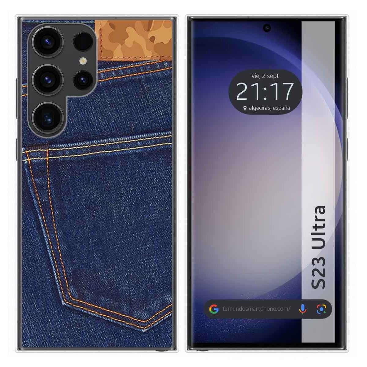 Funda Silicona para Samsung Galaxy S23 Ultra 5G diseño Vaquero Dibujos