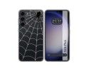 Funda Silicona Transparente para Samsung Galaxy S23+ Plus 5G diseño Araña Dibujos