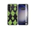 Funda Silicona Transparente para Samsung Galaxy S23+ Plus 5G diseño Cactus Dibujos