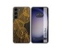 Funda Silicona Transparente para Samsung Galaxy S23+ Plus 5G diseño Hojas Dibujos