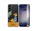 Funda Silicona Transparente para Samsung Galaxy S23+ Plus 5G diseño Jirafa Dibujos