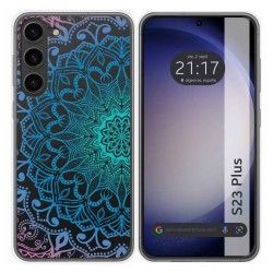 Funda Silicona Transparente para Samsung Galaxy S23+ Plus 5G diseño Mandala Dibujos