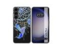 Funda Silicona Transparente para Samsung Galaxy S23+ Plus 5G diseño Plumas Dibujos