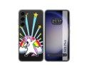 Funda Silicona Transparente para Samsung Galaxy S23+ Plus 5G diseño Unicornio Dibujos