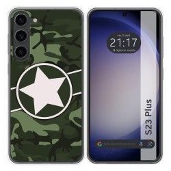 Funda Silicona para Samsung Galaxy S23+ Plus 5G diseño Camuflaje 01 Dibujos