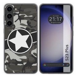 Funda Silicona para Samsung Galaxy S23+ Plus 5G diseño Camuflaje 02 Dibujos