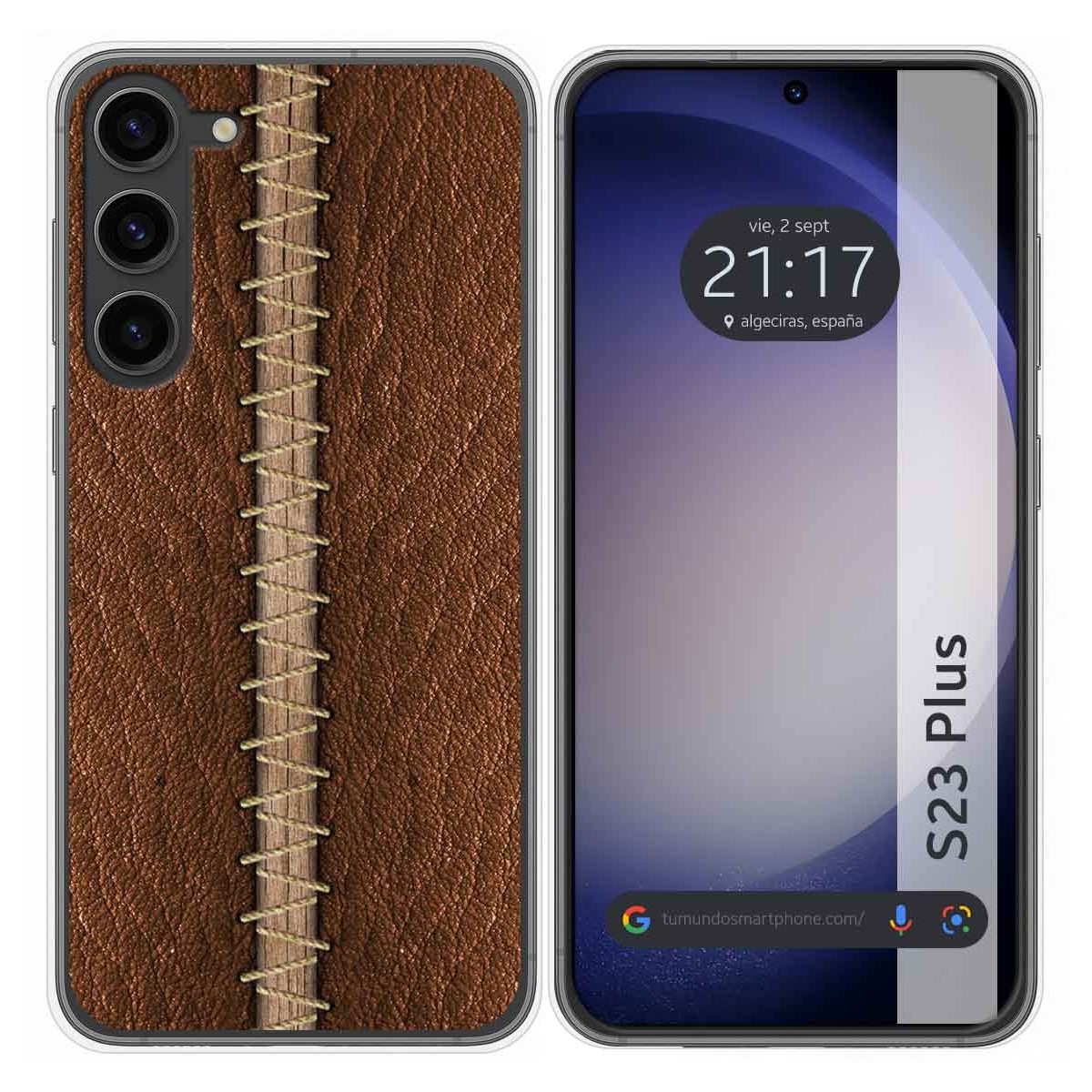 Funda Silicona para Samsung Galaxy S23+ Plus 5G diseño Cuero 01 Dibujos