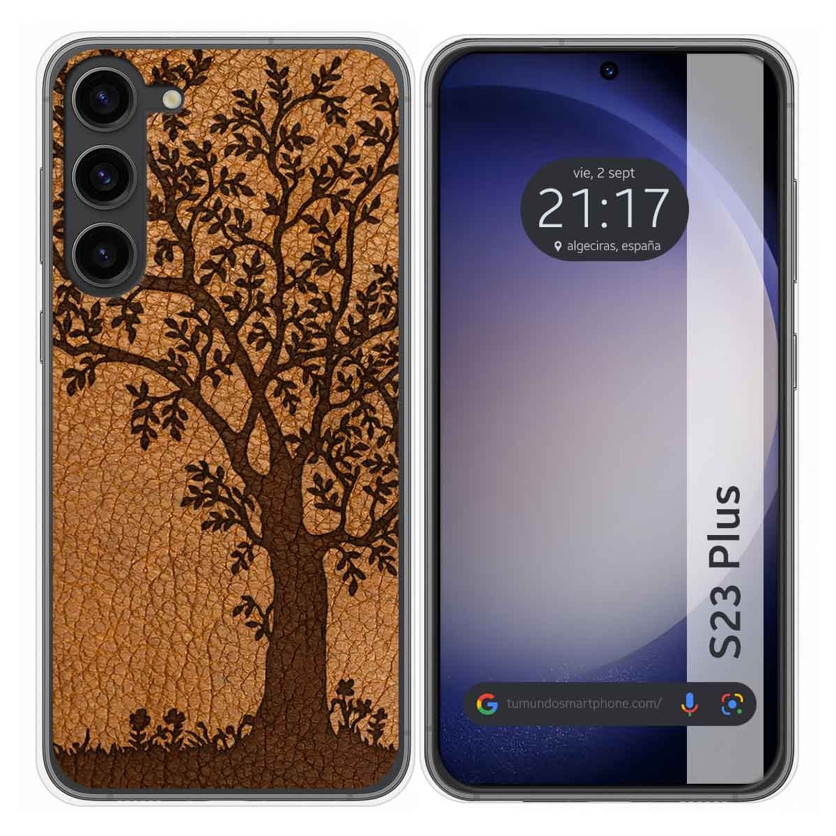 Funda Silicona para Samsung Galaxy S23+ Plus 5G diseño Cuero 03 Dibujos
