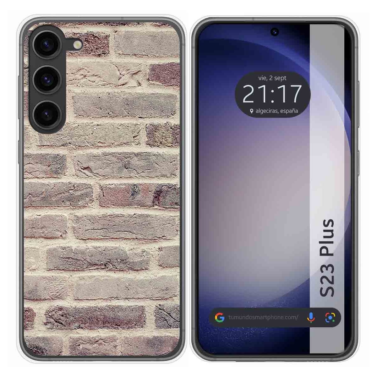 Funda Silicona para Samsung Galaxy S23+ Plus 5G diseño Ladrillo 01 Dibujos