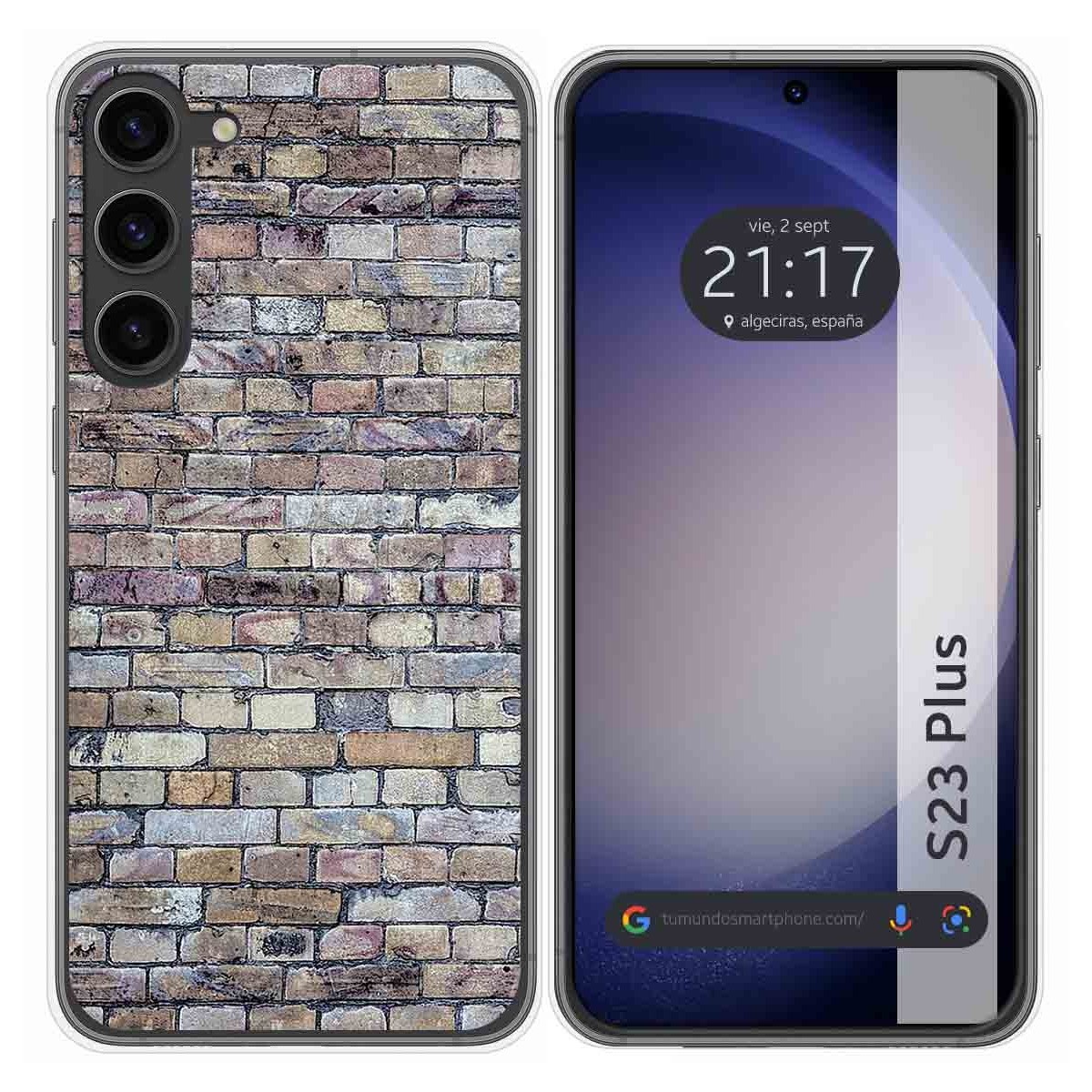 Funda Silicona para Samsung Galaxy S23+ Plus 5G diseño Ladrillo 02 Dibujos