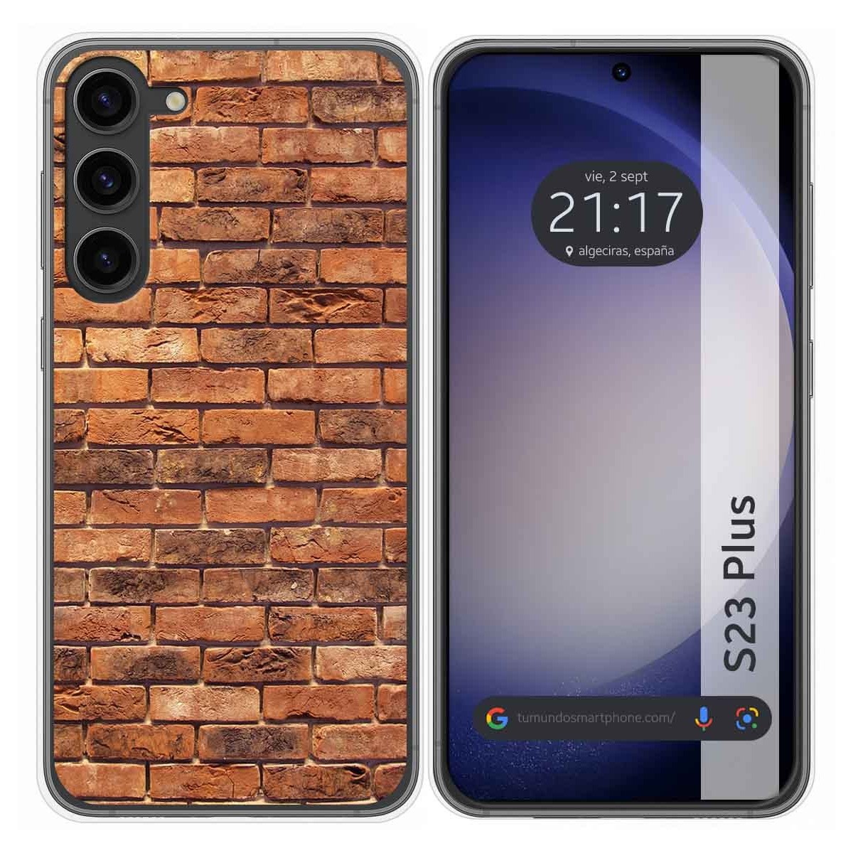 Funda Silicona para Samsung Galaxy S23+ Plus 5G diseño Ladrillo 04 Dibujos