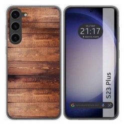 Funda Silicona para Samsung Galaxy S23+ Plus 5G diseño Madera 02 Dibujos
