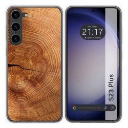 Funda Silicona para Samsung Galaxy S23+ Plus 5G diseño Madera 04 Dibujos