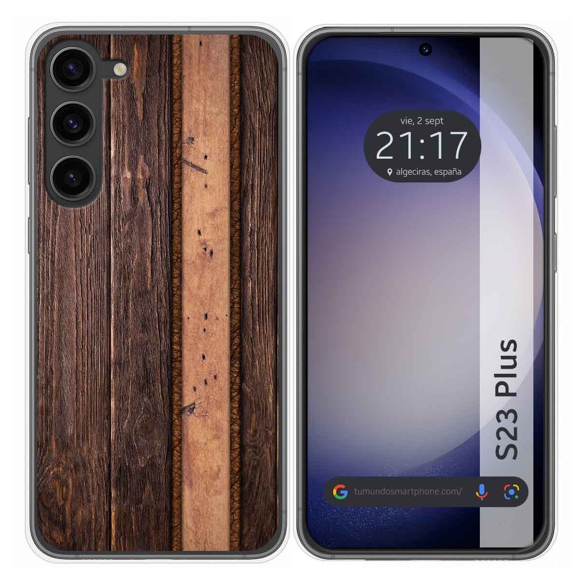 Funda Silicona para Samsung Galaxy S23+ Plus 5G diseño Madera 05 Dibujos
