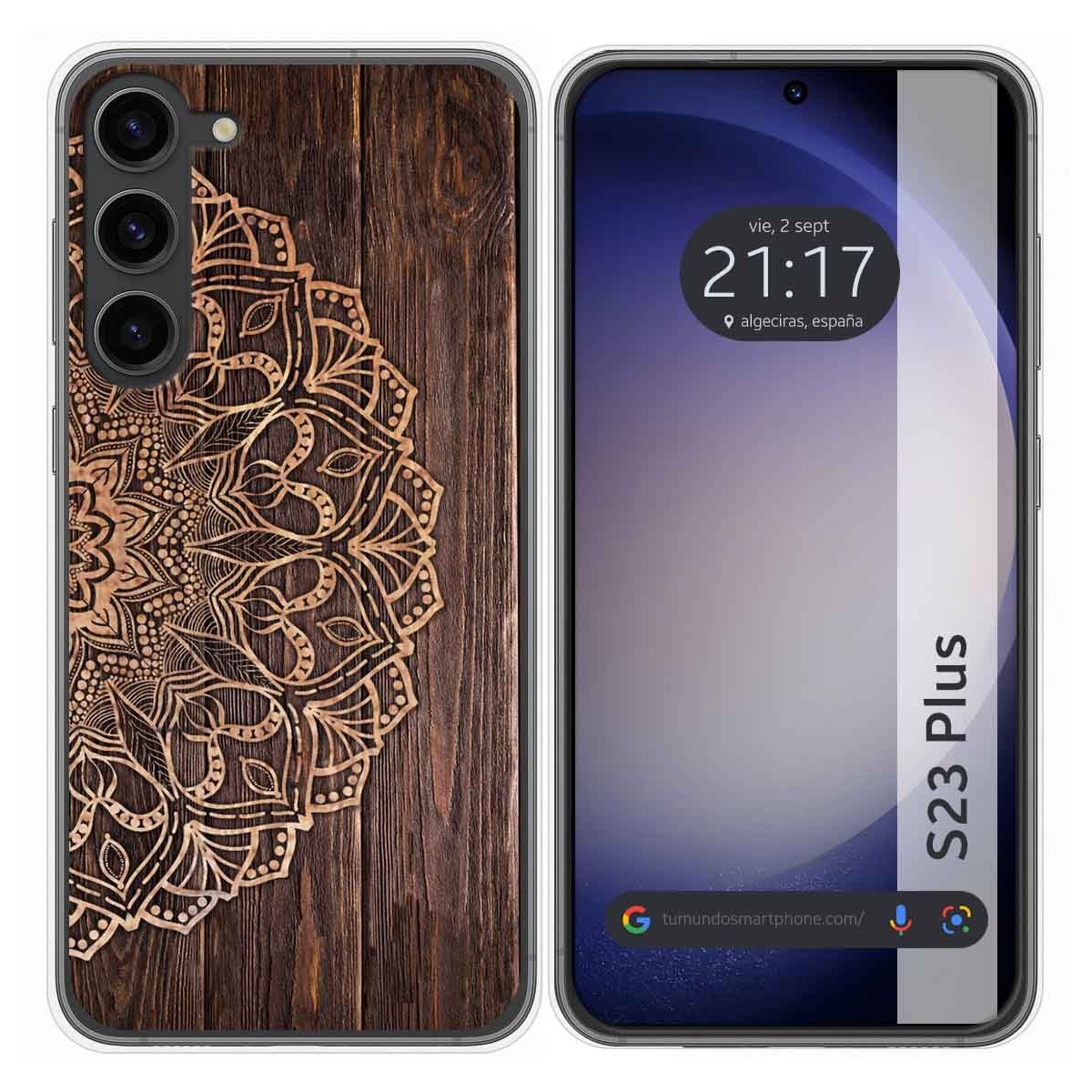 Funda Silicona para Samsung Galaxy S23+ Plus 5G diseño Madera 06 Dibujos