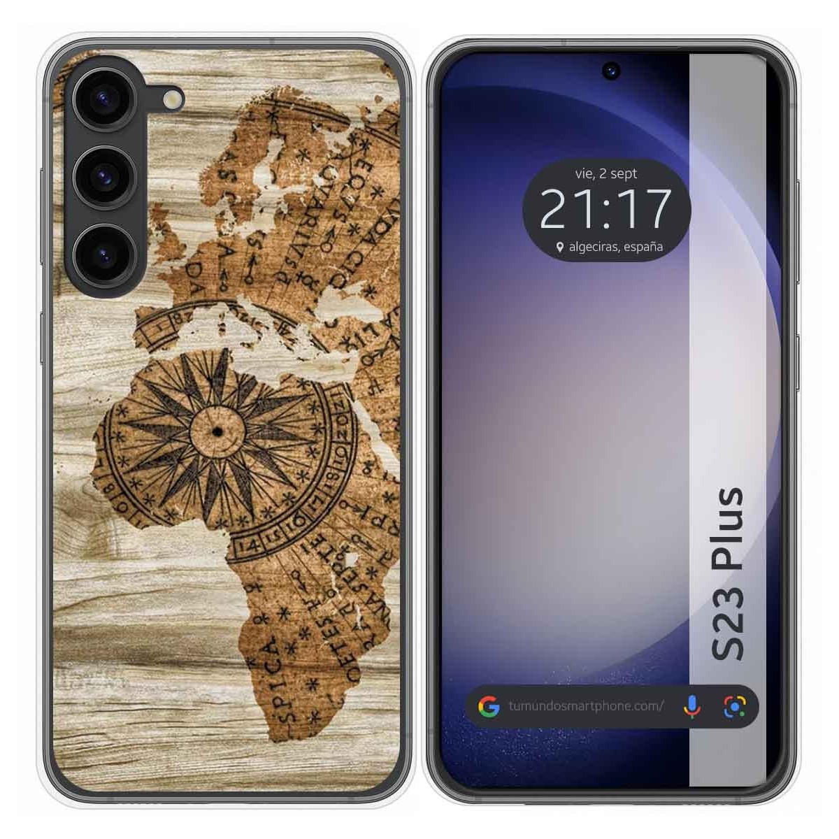 Funda Silicona para Samsung Galaxy S23+ Plus 5G diseño Madera 07 Dibujos
